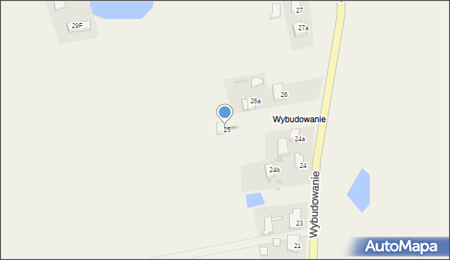 Janiszewko, Wybudowanie, 25, mapa Janiszewko