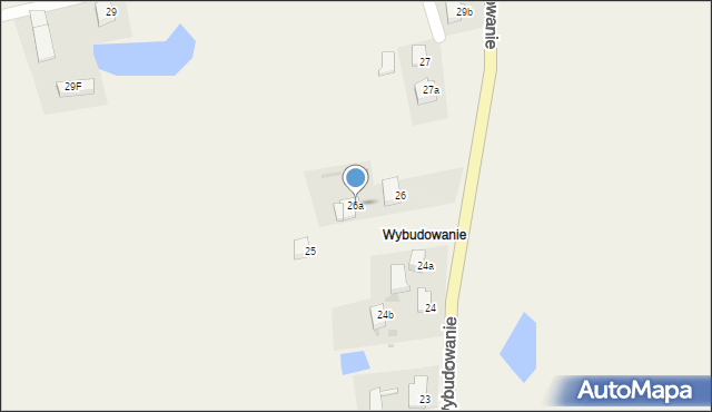 Janiszewko, Wybudowanie, 26a, mapa Janiszewko