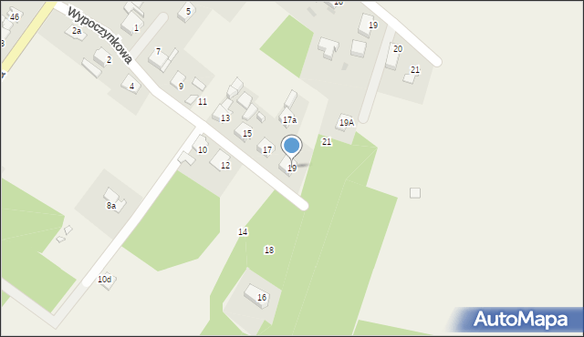 Jankowice, Wypoczynkowa, 19, mapa Jankowice