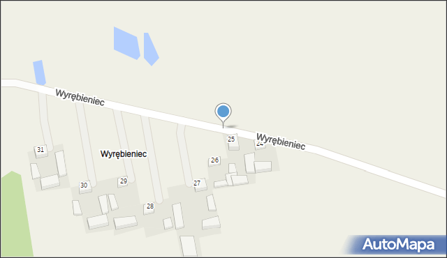 Jasionna, Wyrębieniec, 70A, mapa Jasionna