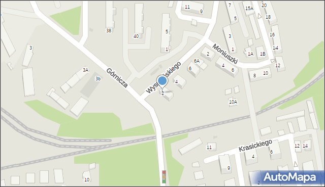 Jastrzębie-Zdrój, Wyspiańskiego Stanisława, 2, mapa Jastrzębie-Zdrój