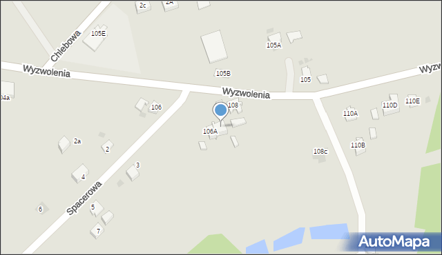 Jastrzębie-Zdrój, Wyzwolenia, 106B, mapa Jastrzębie-Zdrój