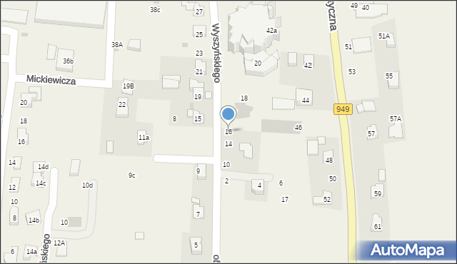 Jawiszowice, Wyszyńskiego Stefana, ks. kard., 16, mapa Jawiszowice