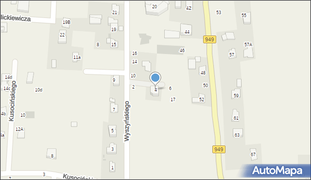 Jawiszowice, Wyszyńskiego Stefana, ks. kard., 4, mapa Jawiszowice