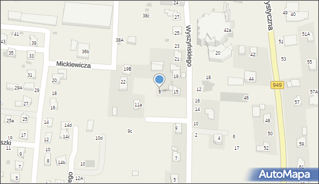 Jawiszowice, Wyszyńskiego Stefana, ks. kard., 8, mapa Jawiszowice