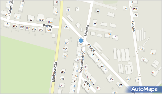 Jawor, Wyspiańskiego Stanisława, 4, mapa Jawor