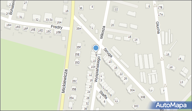 Jawor, Wyspiańskiego Stanisława, 6, mapa Jawor