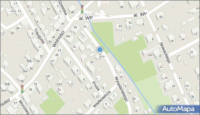 Jelenia Góra, Wyspiańskiego Stanisława, 2, mapa Jelenia Góra