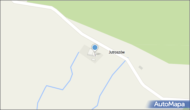 Jugów, Wysiedleńców, 1, mapa Jugów