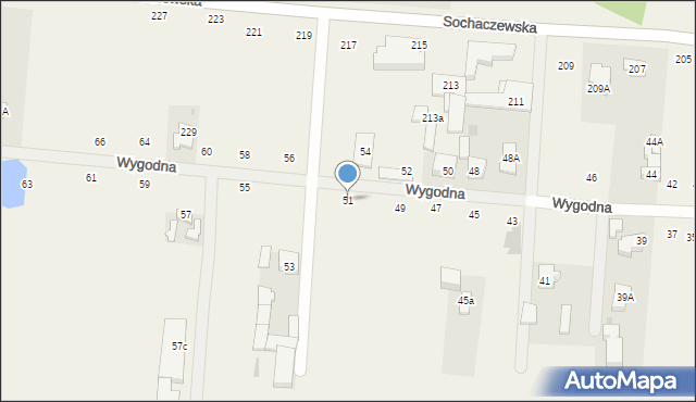 Kaputy, Wygodna, 51, mapa Kaputy