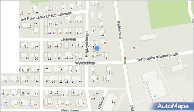 Karczew, Wysockiego Piotra, 6, mapa Karczew