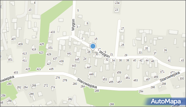 Karczmiska Drugie, Wygon, 28, mapa Karczmiska Drugie