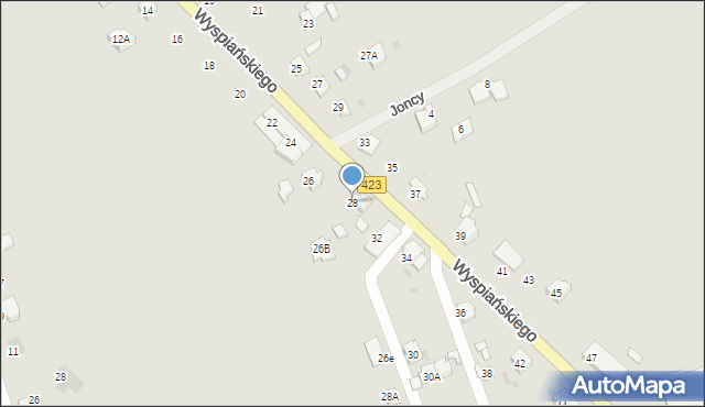 Kędzierzyn-Koźle, Wyspiańskiego Stanisława, 28, mapa Kędzierzyna-Koźle