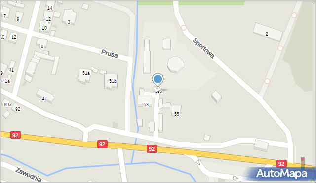 Kłodawa, Wyszyńskiego Stefana, ks. kard., 53a, mapa Kłodawa