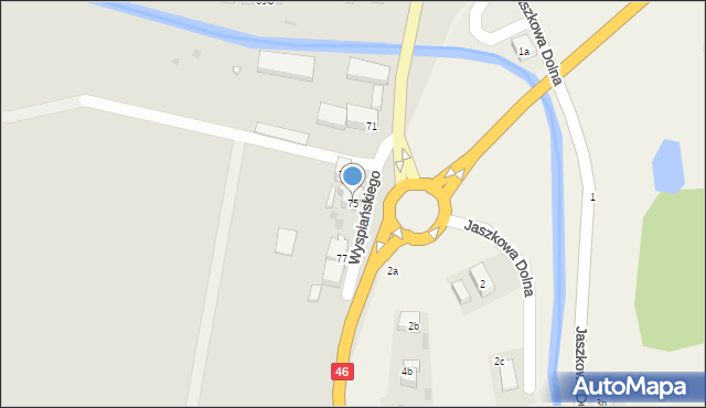 Kłodzko, Wyspiańskiego Stanisława, 75, mapa Kłodzka