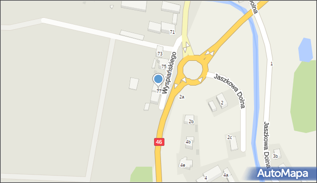 Kłodzko, Wyspiańskiego Stanisława, 77, mapa Kłodzka
