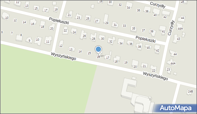 Kluczbork, Wyszyńskiego Stefana, ks. kard., 16, mapa Kluczbork