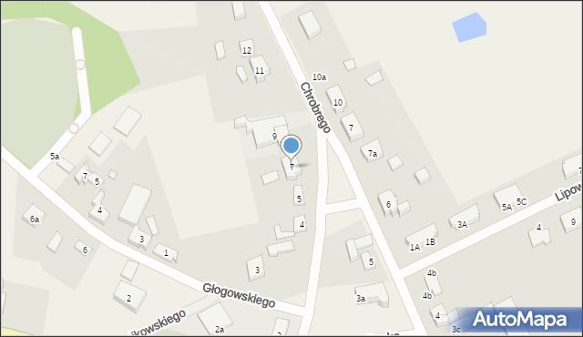 Kobylanka, Wyszyńskiego Stefana, ks. kard., 7, mapa Kobylanka