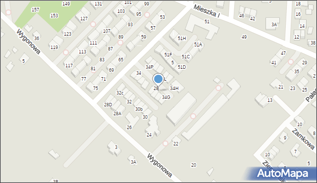 Kobyłka, Wygonowa, 34B, mapa Kobyłka