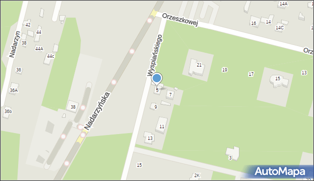 Kobyłka, Wyspiańskiego Stanisława, 5, mapa Kobyłka