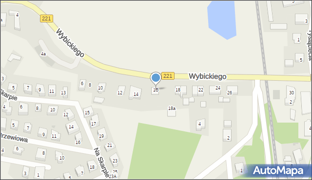 Kolbudy, Wybickiego Józefa, gen., 16, mapa Kolbudy