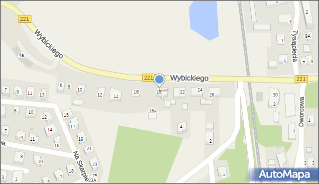 Kolbudy, Wybickiego Józefa, gen., 18, mapa Kolbudy