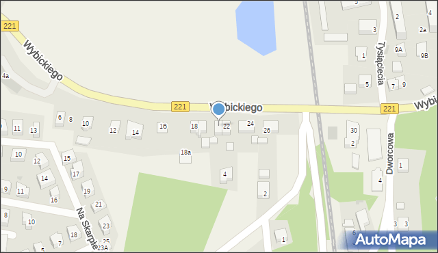 Kolbudy, Wybickiego Józefa, gen., 22B, mapa Kolbudy