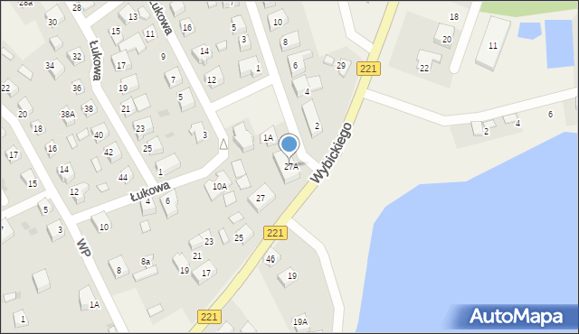 Kolbudy, Wybickiego Józefa, gen., 27A, mapa Kolbudy
