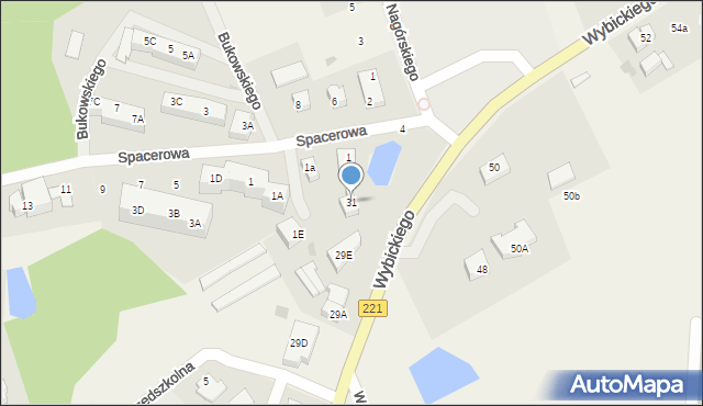 Kolbudy, Wybickiego Józefa, gen., 31, mapa Kolbudy