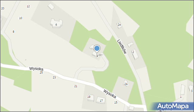 Koleczkowo, Wysoka, 4, mapa Koleczkowo