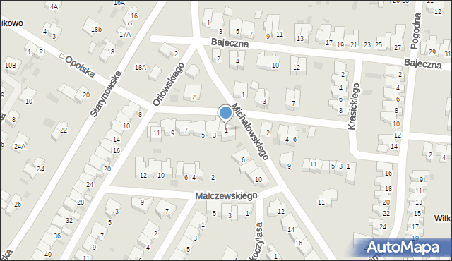 Kołobrzeg, Wyczółkowskiego Leona, 1, mapa Kołobrzegu