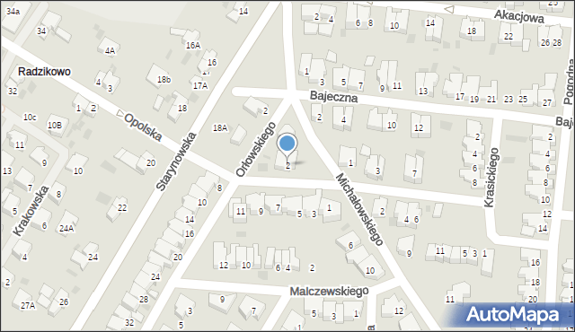 Kołobrzeg, Wyczółkowskiego Leona, 2, mapa Kołobrzegu