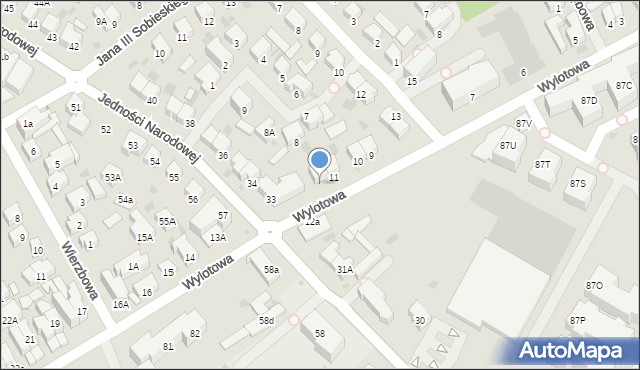 Kołobrzeg, Wylotowa, 12, mapa Kołobrzegu