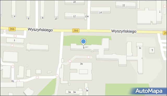 Konin, Wyszyńskiego Stefana, ks. kard., 3, mapa Konina
