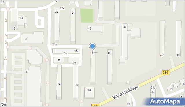 Konin, Wyszyńskiego Stefana, ks. kard., 38, mapa Konina
