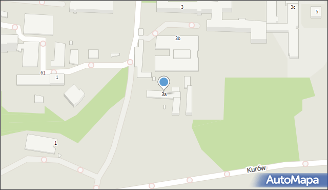 Konin, Wyszyńskiego Stefana, ks. kard., 3a, mapa Konina