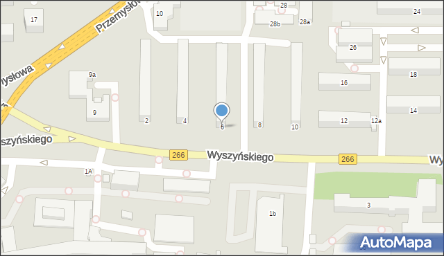 Konin, Wyszyńskiego Stefana, ks. kard., 6, mapa Konina