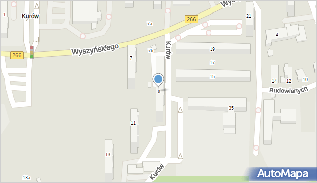 Konin, Wyszyńskiego Stefana, ks. kard., 9, mapa Konina