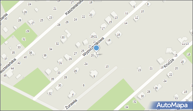 Konstantynów Łódzki, Wypoczynkowa, 22, mapa Konstantynów Łódzki