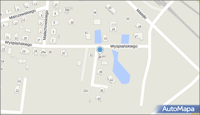 Kościerzyna, Wyspiańskiego Stanisława, 34, mapa Kościerzyna