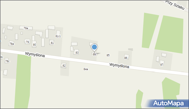 Krajno Pierwsze, Wymyślona, 28, mapa Krajno Pierwsze