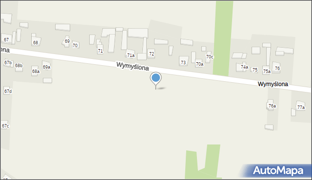 Krajno Pierwsze, Wymyślona, 69, mapa Krajno Pierwsze