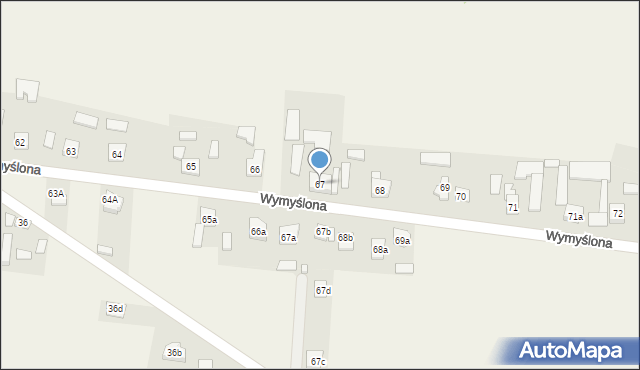 Krajno Pierwsze, Wymyślona, 74, mapa Krajno Pierwsze