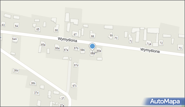 Krajno Pierwsze, Wymyślona, 81, mapa Krajno Pierwsze