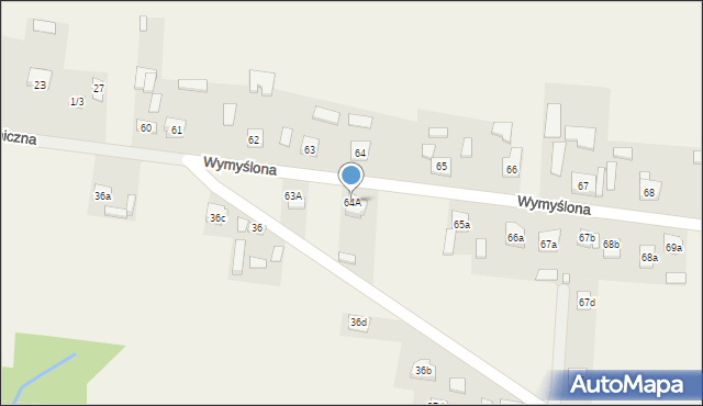 Krajno Pierwsze, Wymyślona, 99, mapa Krajno Pierwsze