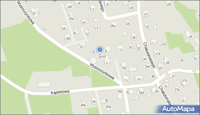 Kraków, Wypoczynkowa, 4, mapa Krakowa