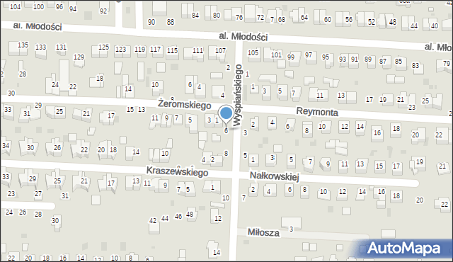 Kraśnik, Wyspiańskiego Stanisława, 6, mapa Kraśnik