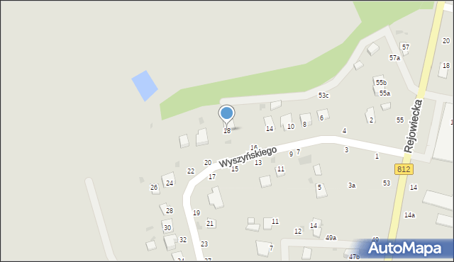 Krasnystaw, Wyszyńskiego Stefana, ks. kard., 18, mapa Krasnystaw