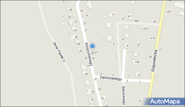 Krasnystaw, Wyszyńskiego Stefana, ks. kard., 31, mapa Krasnystaw