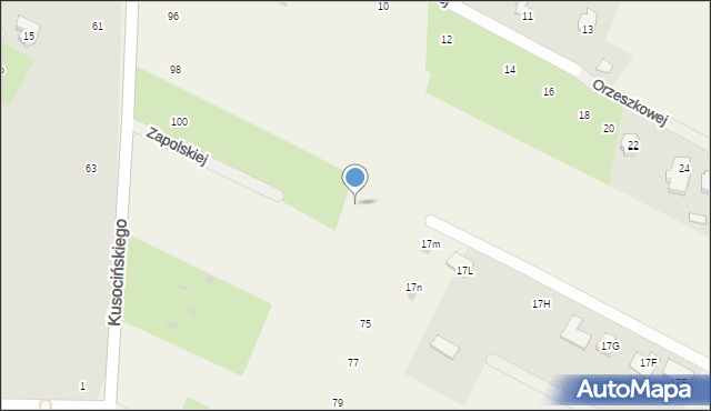 Krępiec, Wyspiańskiego Stanisława, 70, mapa Krępiec